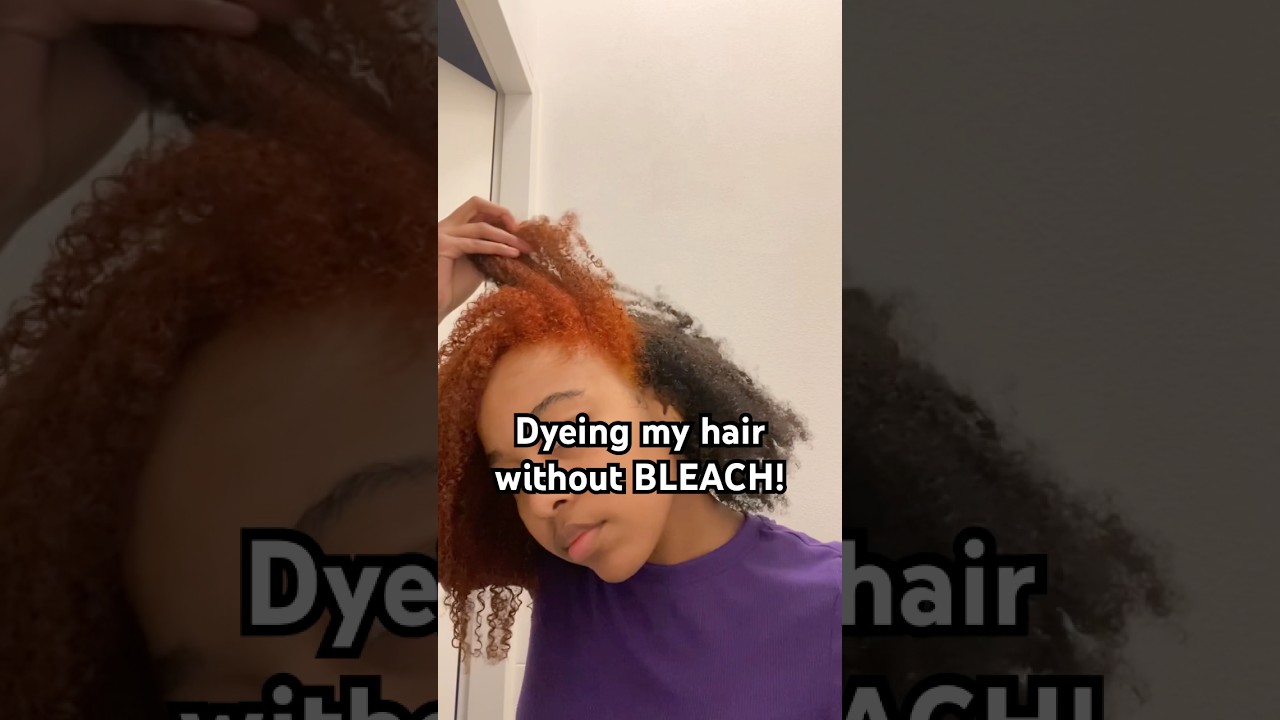 How I Dye My Hair GINGER Without BLEACH Using L Oreal Excellence HiColor Curlyhair Black