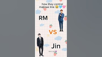 #bts 💜 How they handle maknae line🐨Rm vs🐹Jin #shorts #viral #shortfeed #stard_ust29