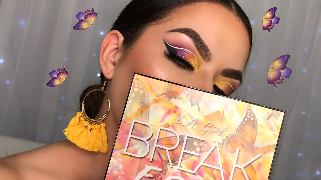 L.A. GIRL BREAK FREE Palette SWATCHES & TUTORIAL