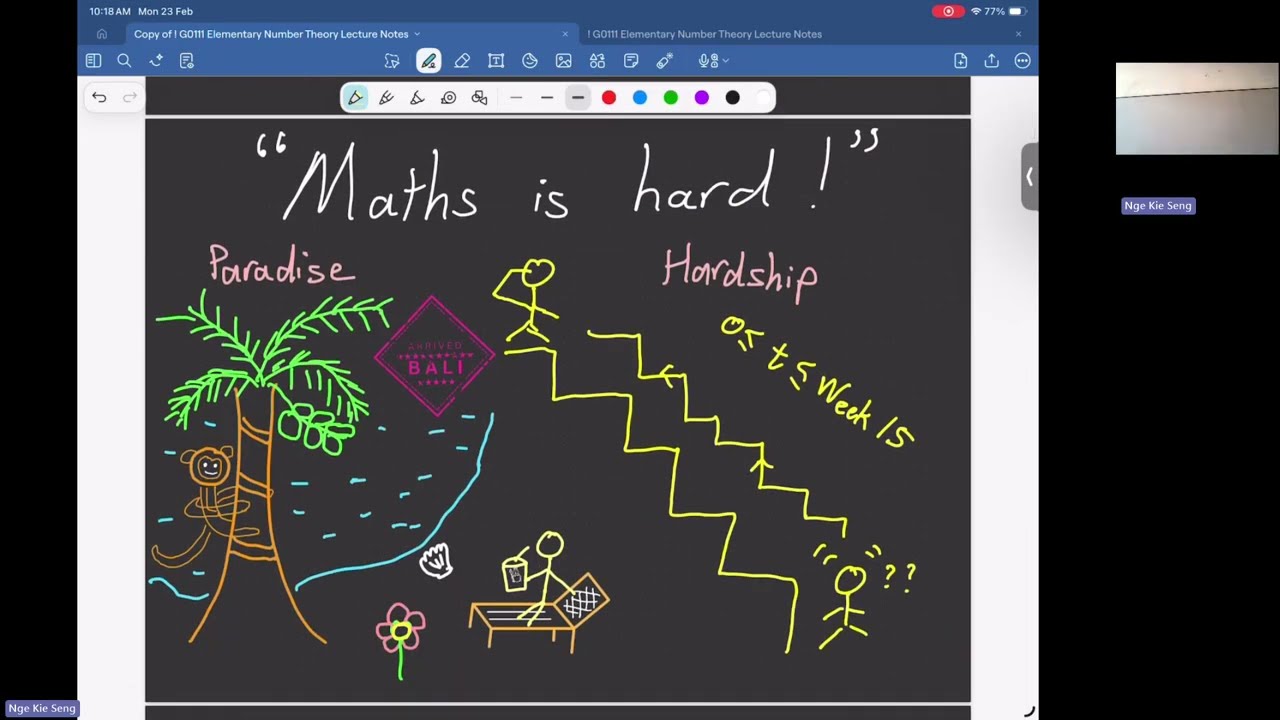 Primes, Divisibility, GCD | Elementary Number Theory Lecture 1 | Nge Kie Seng 250223