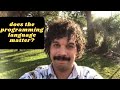 Does the programming language matter!?