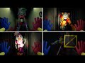 All Glamrock Animatronics over Huggy Wuggy Mods - Poppy Playtime: Security Breach