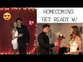 GRWM: HOMECOMING 2017!!  MY DATE, HAIR, NAILS + MAKEUP :)