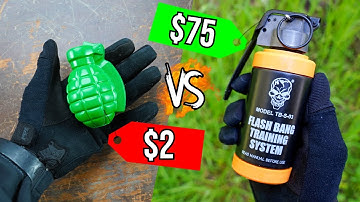 Cheap vs Expensive Airsoft Grenades!