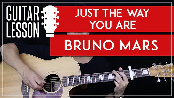 Just The Way You Are Guitar Tutorial - Bruno Mars Guitar Lesson  🎸|Easy Fingerpicking + Chords|
