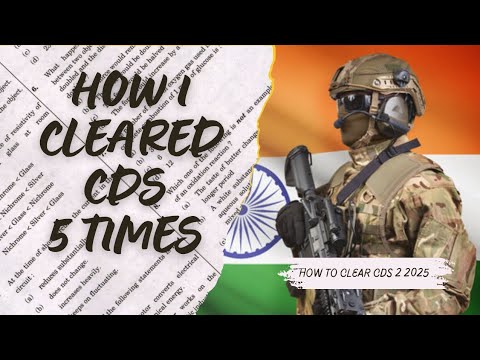 How I cleared CDS 1 2025. Mistakes to avoid in CDS 2 2025 - YouTube