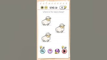 Where is the black sheep ? | LEVEL 20 | BRAIN TEST | #sheep #blacksheep #trendinggames  #video