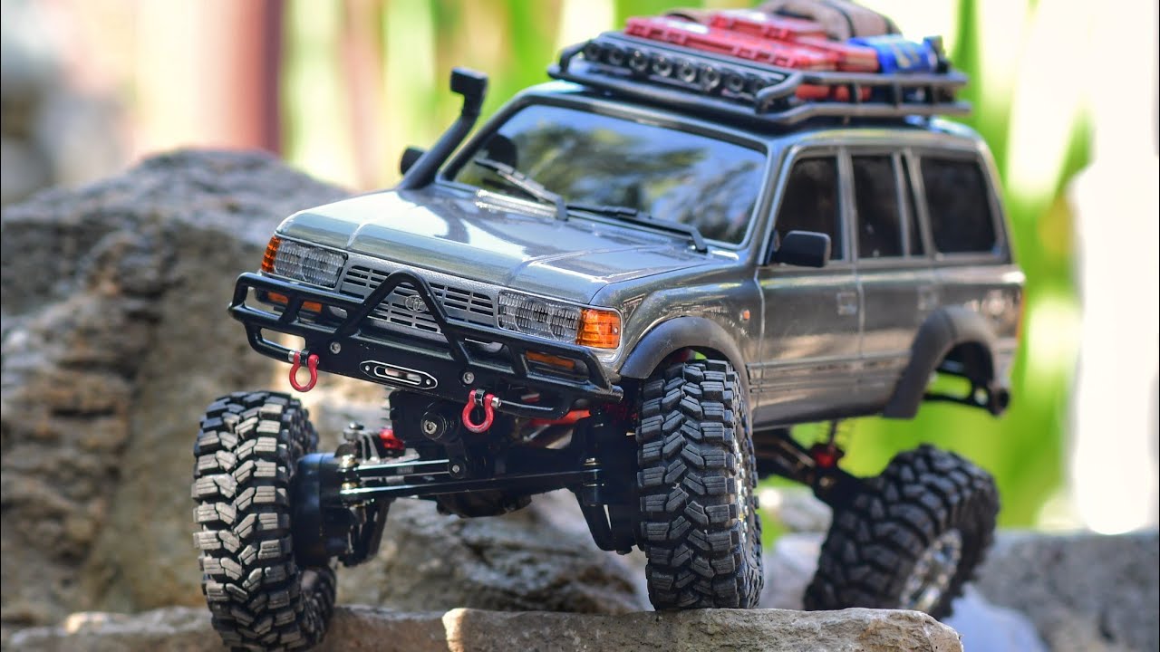 Custom Lc80 FCX18 LC80 Extreme RC Mod Guide! Lighting overhaul, rock lights ...