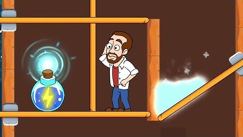 Home Pin Gameplay All Level Solution Pull Him Out/ Game Pull The Pin