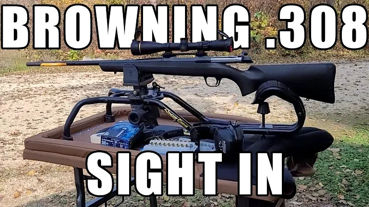Browning AB3 .308 win sight in and Test Fire