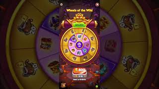 Using 34K Adventure Land tokens to collect 350K spins in Wheels of the Wild 🤩| #coinmaster #gaming  screenshot 4
