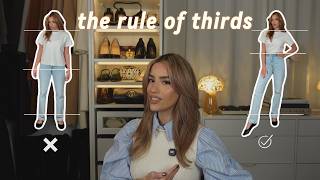 Why Your Outfits Look "Frumpy" (The Fashion Rule of Thirds)