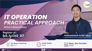 (ONLINE) ITIL Indonesia - IT Operation Practical Approach screenshot 3