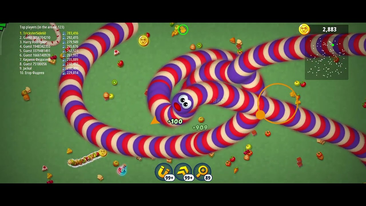 Worms Zone game play #viral #viralvideo #shortvideo #shorts #foryou 