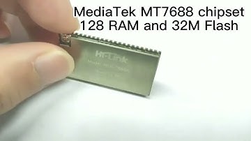 On sale HLK-7688A 2.4G openwrt wifi wireless router module with SPI/PWM/I2C/GPIO