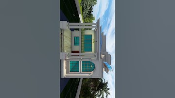 Exterior Bunglow Design Lumion #shorts #youtubeshorts #exteriordesign #lumion #sketchup #render #3d