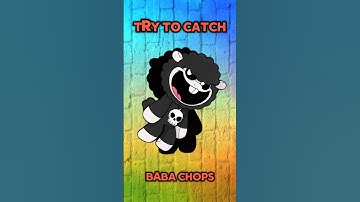 Catch Baba Chops by Nightmare Critters from Poppy Playtime 4 #animation #smilingcritters #babachops