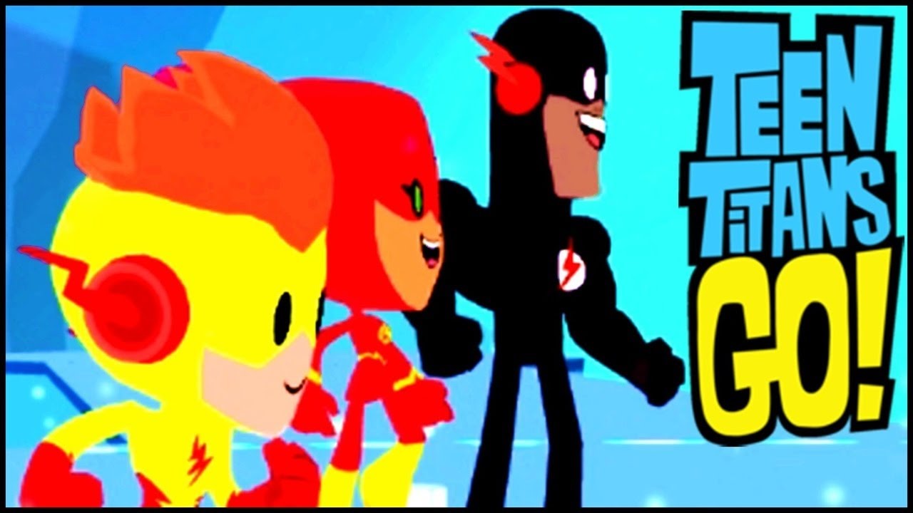Teen Titans Go Figure Flash Team Flash, Starflash, Kid Flash