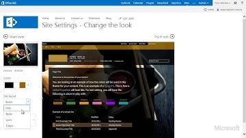 Change the look of your public website - SharePoint Internet Sites for Your Organization