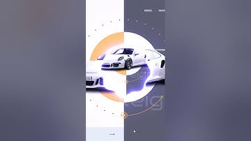 Responsive Web HTML CSS & JS Landing Porsche #landingpage #css #html