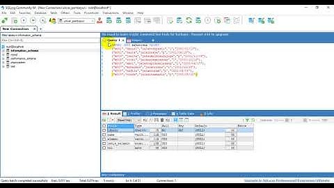 Cara Membuat Tabel Pada Sqlyog Pemrograman Basic Data