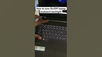How to turn On/Off laptop keyboard backlight || #shortvideo #shorts