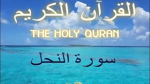 سورة النحل - An-Nahl |16