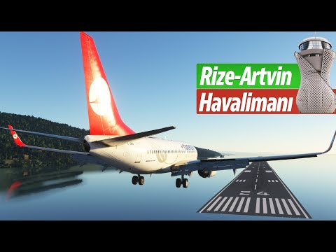Rize-Artvin Havalimanı İlk İniş! PMDG 737 - Microsoft Flight Simulator