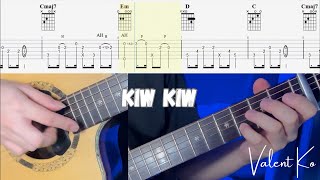Download Lagu KIW KIW - Fingerstyle Guitar Tutorial + Tabs + Chords MP3