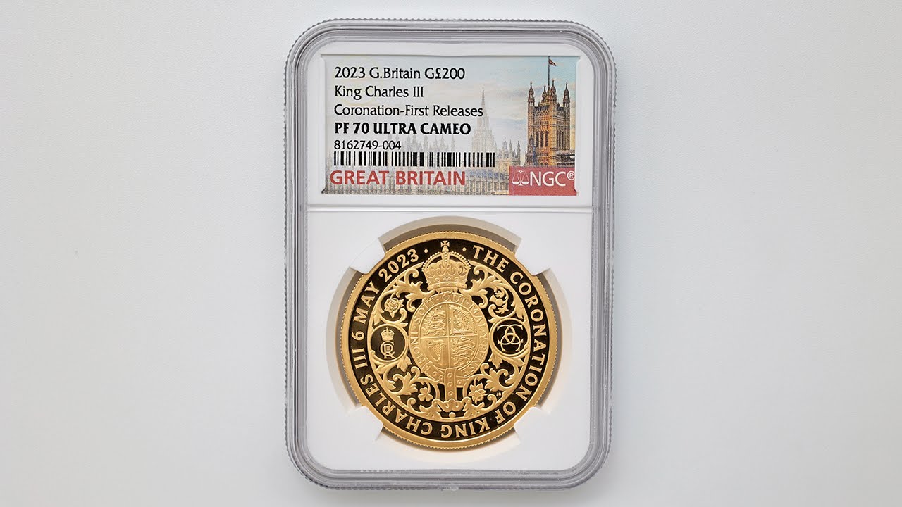 2023 イギリス チャールズ3世 戴冠記念 £2 銀貨 NGC PF70UC 2023 イギリス ソブリン 金貨 チャールズ3世 戴冠記念 PF70 UC 2023年