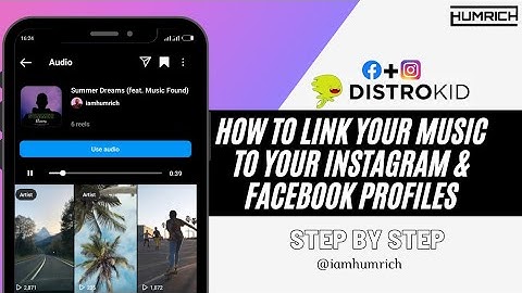 UPDATED: How To Link Your Music To Your Instagram & Facebook Artist Profiles Via Distrokid