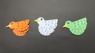 How To Make Easy Paper Bird | Easy Paper Crafts | Easy Paper Crafts for Kids | Crafts Toys