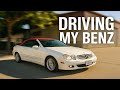 POV driving a CLK350 in town