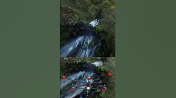 FPV: Diving the Waterfall with the boys 🚁💪