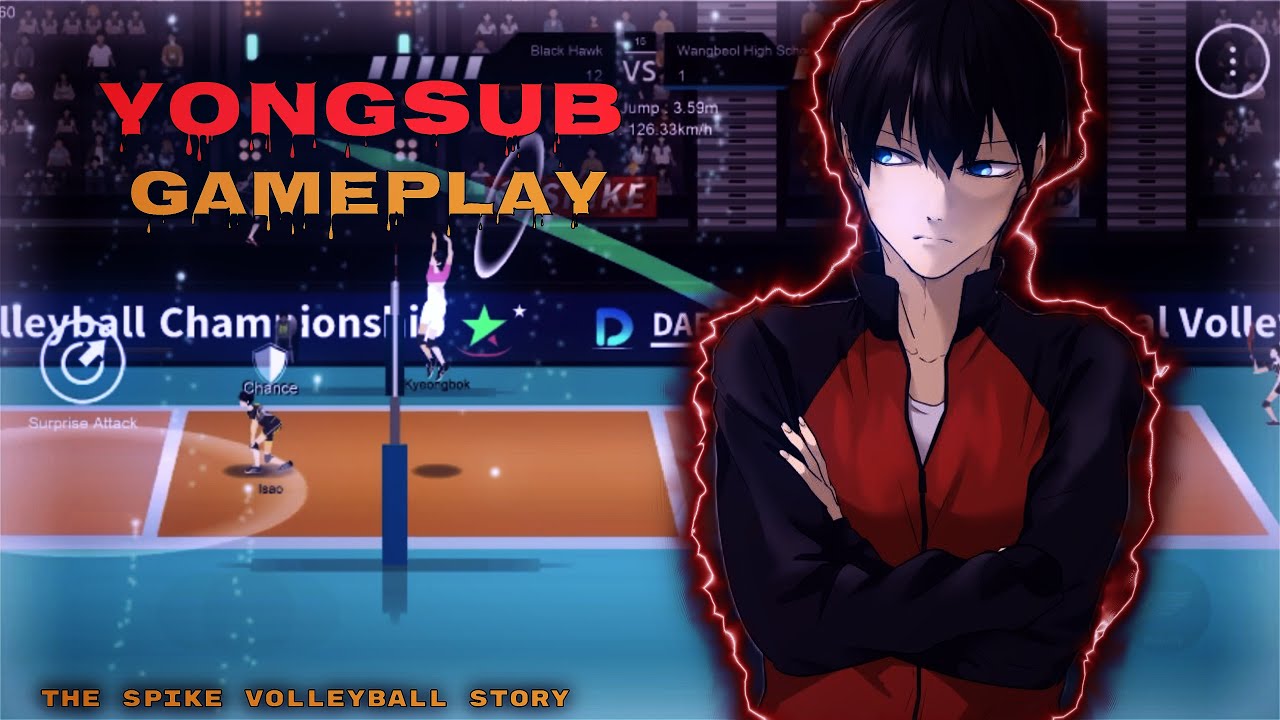 The Spike Volleyball ! 3x3 ! Yongsub gameplay ! The Spike mobile