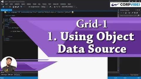 Asp.net Gridview - Load data using Object datasource with C#.net (हिन्दी)