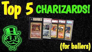 TOP 5 CHARIZARD GRAIL CARDS! Most EXPENSIVE in the Pokemon TCG