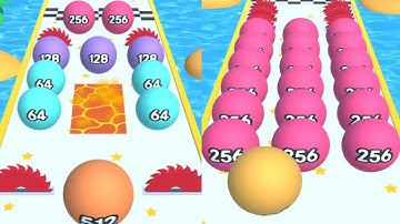 2048 Runner Balls Ball Run Game Levels (91-103) Android iOS Gameplay