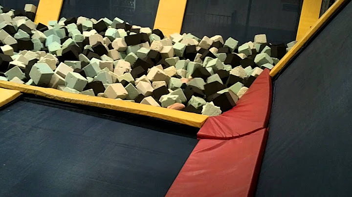 Dad in foam pit.MOV