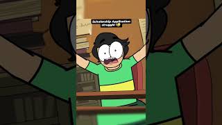 Scholarship Application struggle 😩! #hardtoonz #animation