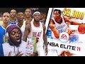 Playing The RAREST and WORST Basketball Game EVER!! NBA Elite 11
