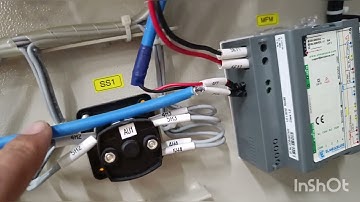RS 485 Wiring on Energy Meter and IoT Device for Energy Monitoring Systm