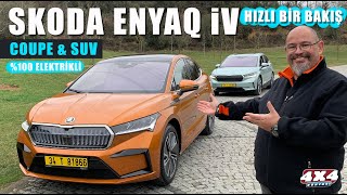 Skoda Enyaq iV SUV ve Coupe Modellerine İlk Bakış