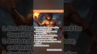 7 Must-Know Facts about Prometheus | Greek Mythology Explained | Titans & Myths #shorts