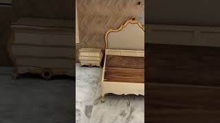 chalk finish bed set