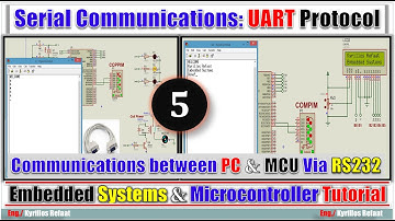 Serial Communications (UART) - Part 5: Communication between MCU & Computer Via RS232 - Part 1