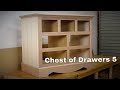 Chest of drawers build 5 - Plinth and decorative mouldings