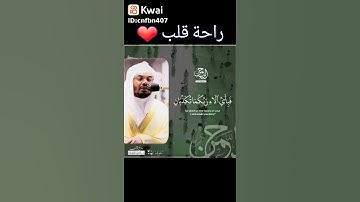 فيهما عينان نضاختان تلاوه جميله بصوت الشيخ ياسر الدوسري ( تسير من سوره الرحمن)( راحه قلب ⁦❤️⁩)