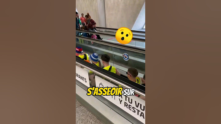 🚣 Ramer Sur l'Escalator 😅