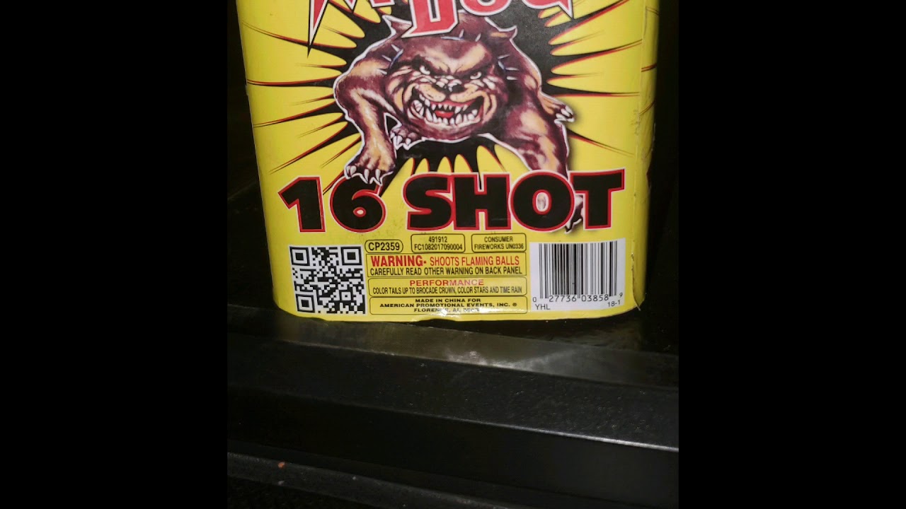Mad Dog 16 Shots 200g TNT Fireworks. 4th of July 2020 Demo YouTube